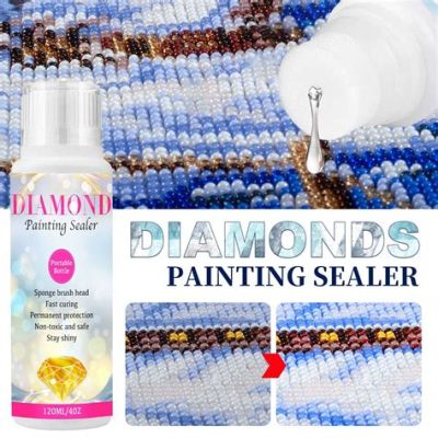 how to use diamond painting sealer - why does the sealer enhance the shine of the final product?